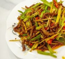 Sliced Beef with Young Ginger