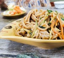 Mashed Potato and Buckwheat Noodles