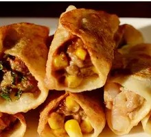 Pork and Celery Crispy Three-Side
