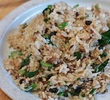 Bok Choy and Fish Fillet Fried Rice