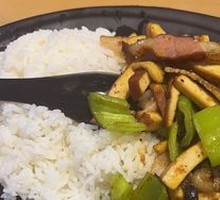 Fried Tofu and Preserved Pork Rice