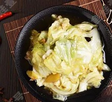 Fried Pork Crumbs with Cabbage