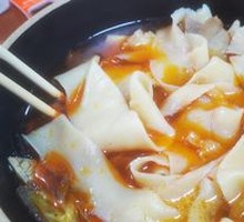 Meat Noodles (Wide)