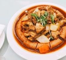 Braised Lamb with Naan