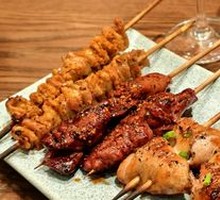 Grilled Chicken Skewers Assortment
