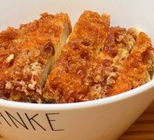 Thick Pork Cutlet Rice Bowl