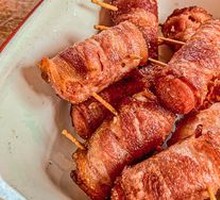 Bacon-Wrapped Sausage