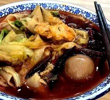 Beef Egg Tofu Noodle Soup