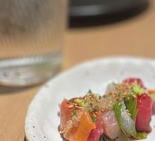 Four Fish Sashimi Skewers