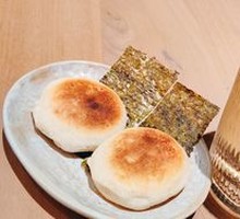 Grilled Cheese-filled Rice Cake