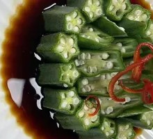 Drained Okra with Sauce
