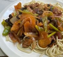Fried Meat Noodles
