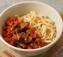 Tomato Meat Sauce Noodles