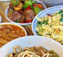 Egg Fried with Broken Noodles