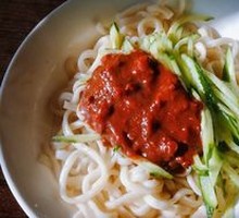 Handmade Noodles with Fried Sauce