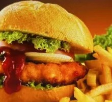 American Fried Chicken Burger