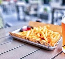 Beer-battered Fried Potatoes