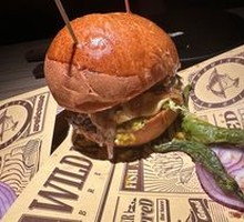 Spicy Chili Fried Egg Beef Burger