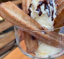 Churros Sundae