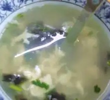 Seaweed and Egg Soup
