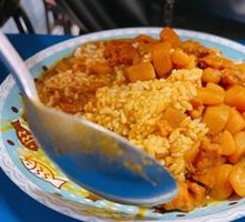 Curry Chicken and Potato Rice