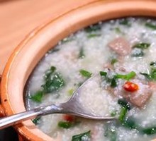 生滚鲜肉鲜猪肝粥