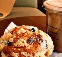 Fresh Blueberry Muffin with Mushroom Top