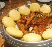 Fried Yellow Croaker with Corn Cake
