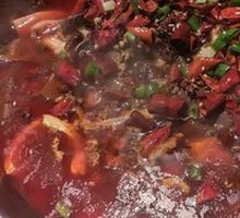Spicy Boiled Blood Curd in Pot