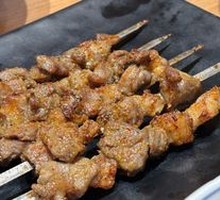 Lamb Skewers on Iron Rods