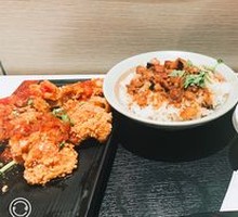Crispy Tender Chicken Cutlet Rice
