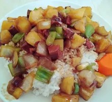 Beef and Potato Rice Bowl