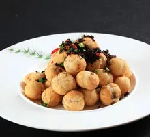 Dry Vegetable Roasted Glutinous Rice Balls