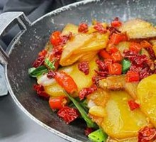 Spicy Potatoes in Dry Pot