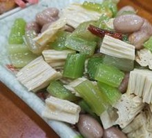Celery with Tofu Skin Salad