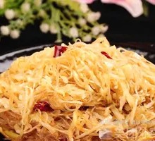 Sizzling Glass Noodles with Cabbage