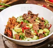 Cucumber Liver Noodles
