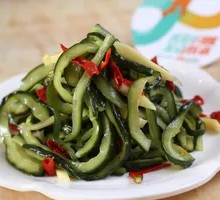 Sour Spicy Cucumber Strips