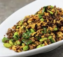 Braised Soybeans with Preserved Vegetables