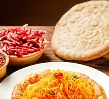 Potato丝 in Naan