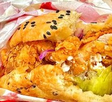 Spicy Chicken Leg Burger