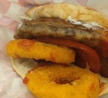 Juicy Beef Chinese Burger