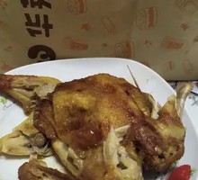 Honey-glazed扒 Chicken