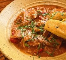 Red-braised Ox Tripe with Corn Wraps