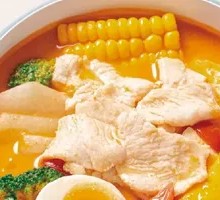 Tom Yum Chicken and Vegetable Hot Pot