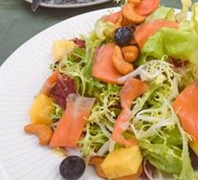 Smoked Salmon and Passion Fruit Salad