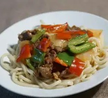 Fried Meat Noodles