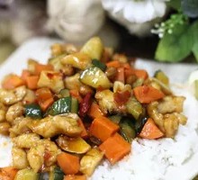 Kung Pao Chicken Rice Bowl