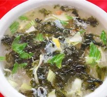 Seaweed and Egg Soup