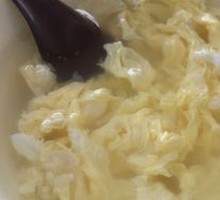 Egg Tofu Soup with Fermented Rice